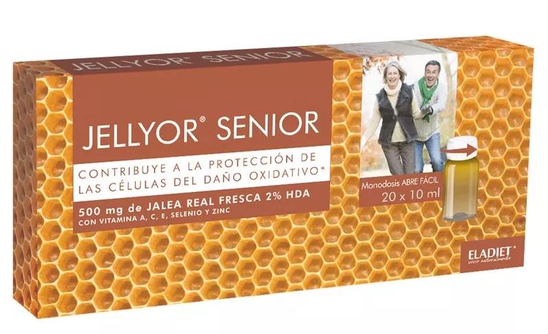 Eladiet Jellyor geleia Real Senior 20 monodoses de 10ml