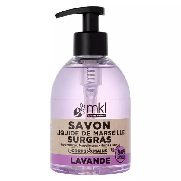 MKL Green Nature Jabón Líquido de Marsella Surgras Lavanda 300ml