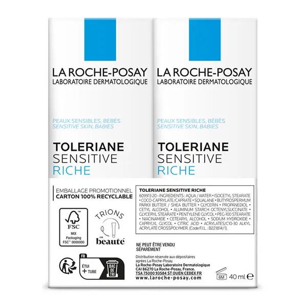 La Roche Posay LOT*2 Toleriane Sensitive Riche 40ml
