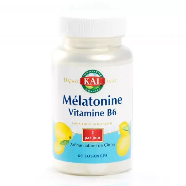 Kal Mélatonine + Vitamine B6 60 comprimés