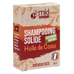 MKL Shampoing Solide Huile de Coco Cheveux Secs 65g