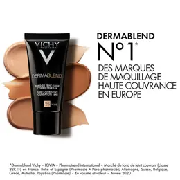 Vichy Dermablend Fond de Teint Fluide Correcteur 16h N°15 Opal 30ml