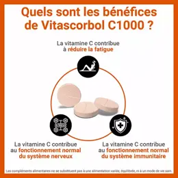 Vitascorbol Acérola 1000 Lot de 2 x 30 comprimés