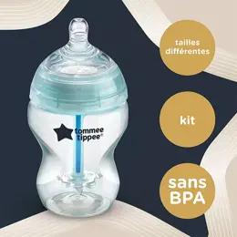 Tommee Tippee Anti-Colique Avancé Starter Kit Naissance Bleu 150ml