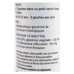 Oemine Macérât Glycériné Romarin Bio 30ml