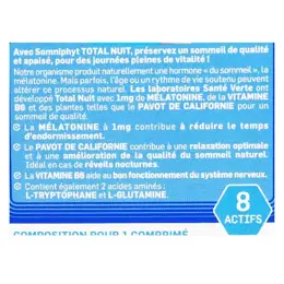 Santé Verte Somniphyt Total Nuit Mélatonine 1mg 30 comprimés