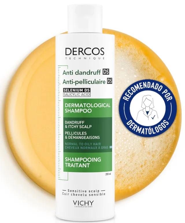 Vichy Dercos Anti-Schuppen-Shampoo für normales oder fettiges Haar, 200 ml