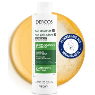 Vichy Dercos Shampoo Anticaspa para Cabelos Normais ou Oleosos 200 ml