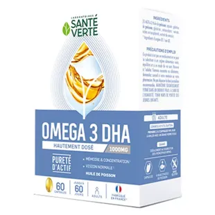Santé Verte Oméga3 1000mg di DHA 60 capsule