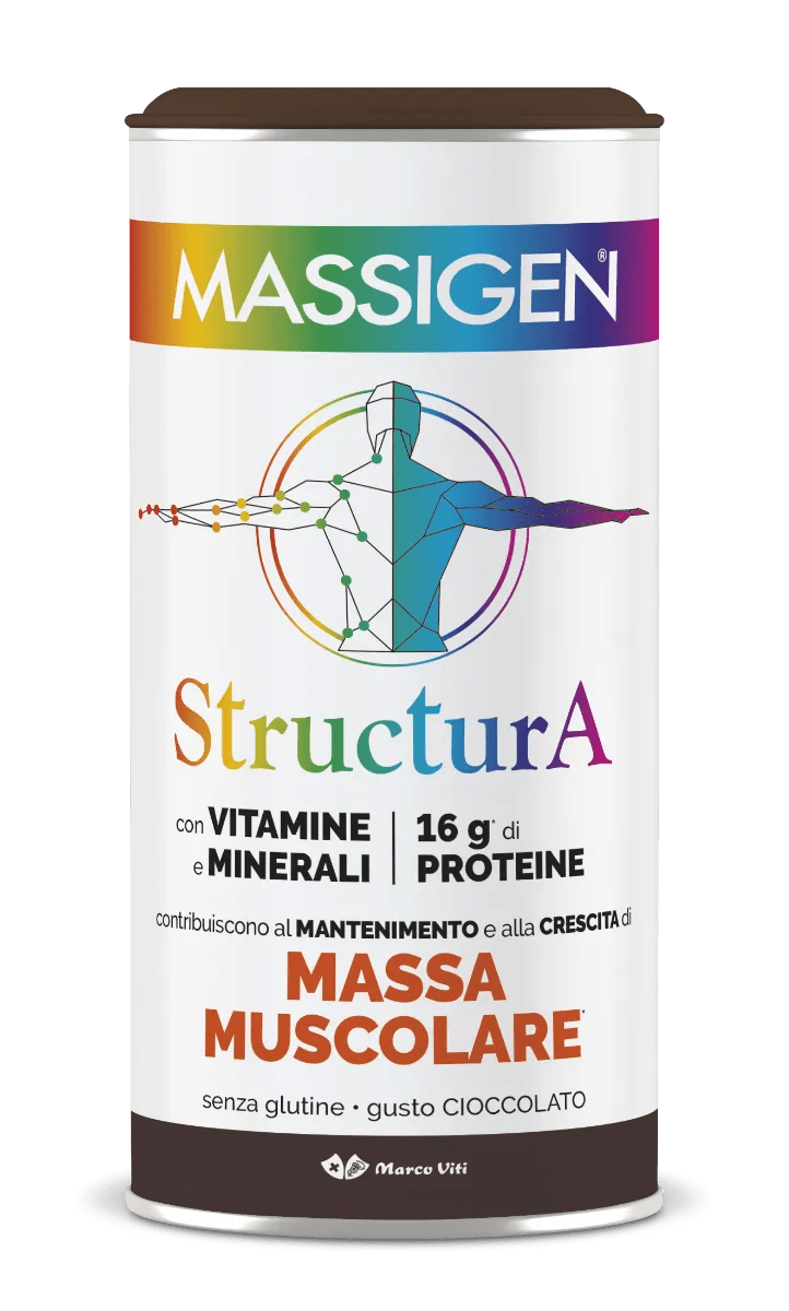 Massigen Structura Integratore Muscolare 50+ Cioccolato 252 g