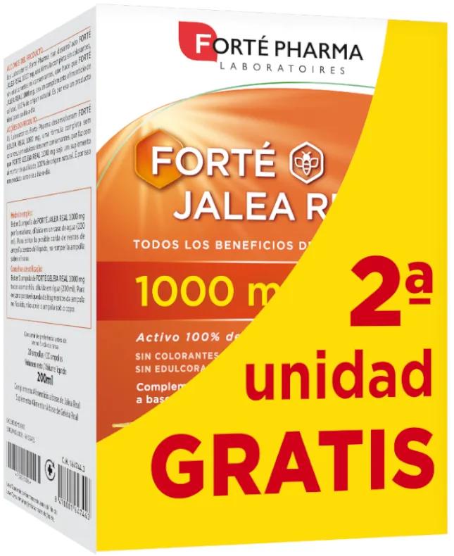 Forté Pharma Forte Gelée Royale 1000 mg 2 x 20 Ampullen (2. Einheit gratis)