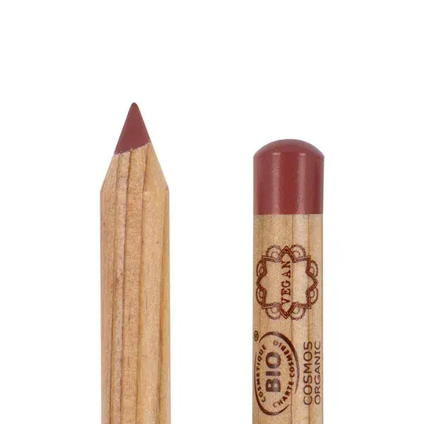 Boho Green Make-Up Organic Lip Pencil N°03 Old Rose 1,04g