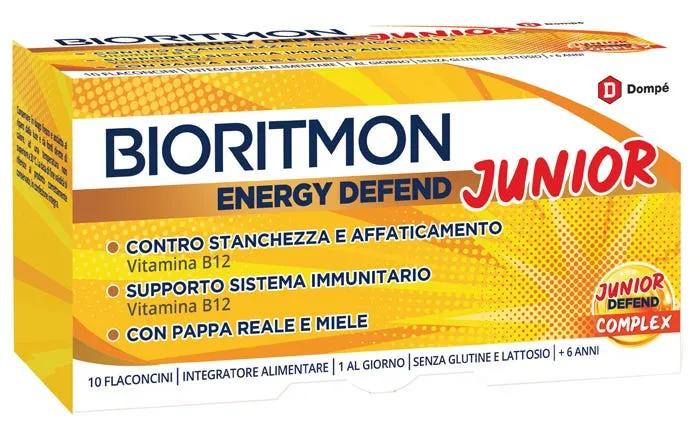 Bioritmon Energy Defend Junior Integratore Difese Immunitario 10 Flaconcini