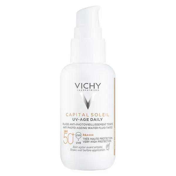 Vichy Capital Soleil UV-Age Daily Fluido con color  Antifotoenvejecimiento SPF50+ 40ml