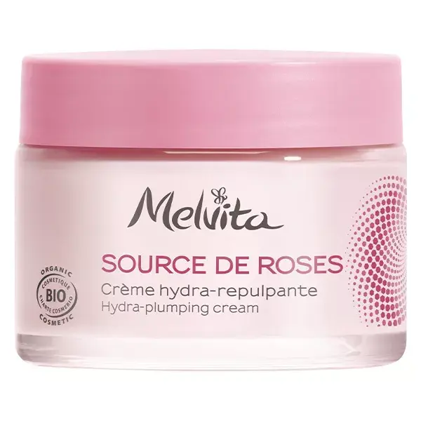 Melvita Source de Roses Crème Hydra-Repulpante Bio 50ml