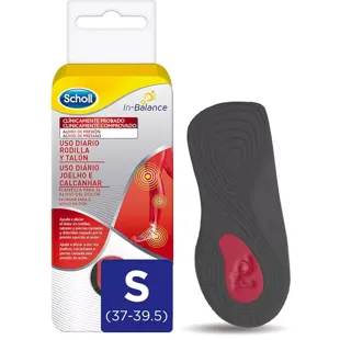 Scholl Plantillas In-Balance Rodilla y Talón 1 Par (Talla 37-39,5 )