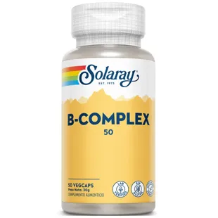 B Complex 50 Solaray 50 Vegetable Capsules