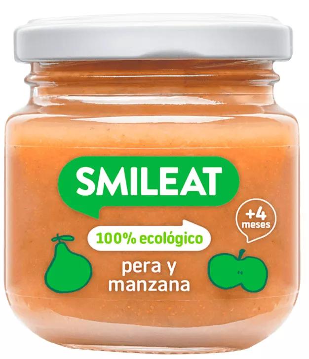 Smileat Tarrito de Manzana y Pera con Cereales 100% Ecológico 130 gr