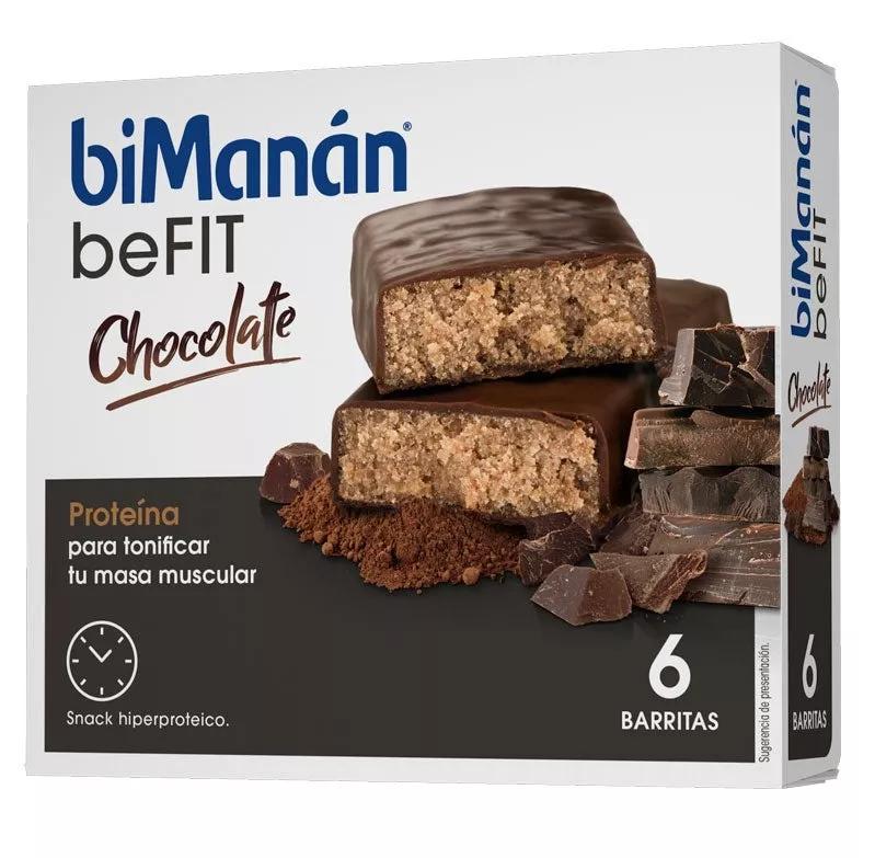Bimanán Befit Be Fit Stick s Chocolate 6 Unidades