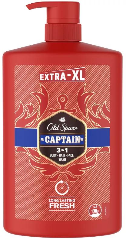 Old Spice Captain Gel-Xampu 1000 ml