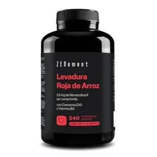 ZENement Red Yeast Rice + Coenzyme Q10 and Vitamin B3 540 Tablets