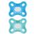 MAM Comfort Ciuccio Fisiologico +0m Blu Lotto di 2 + Scatola di Sterilizzazione