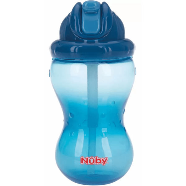 Nûby Flip-It Mok met Rietje +12m 360 ml Blauw