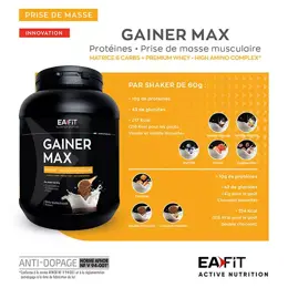 Eafit Gainer Max Chocolat Noisette 1.1kg  + 25% Offerts