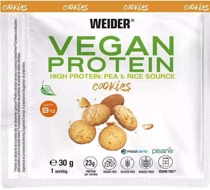 Weider Vegan Protein Galleta Monodosis 30 gr