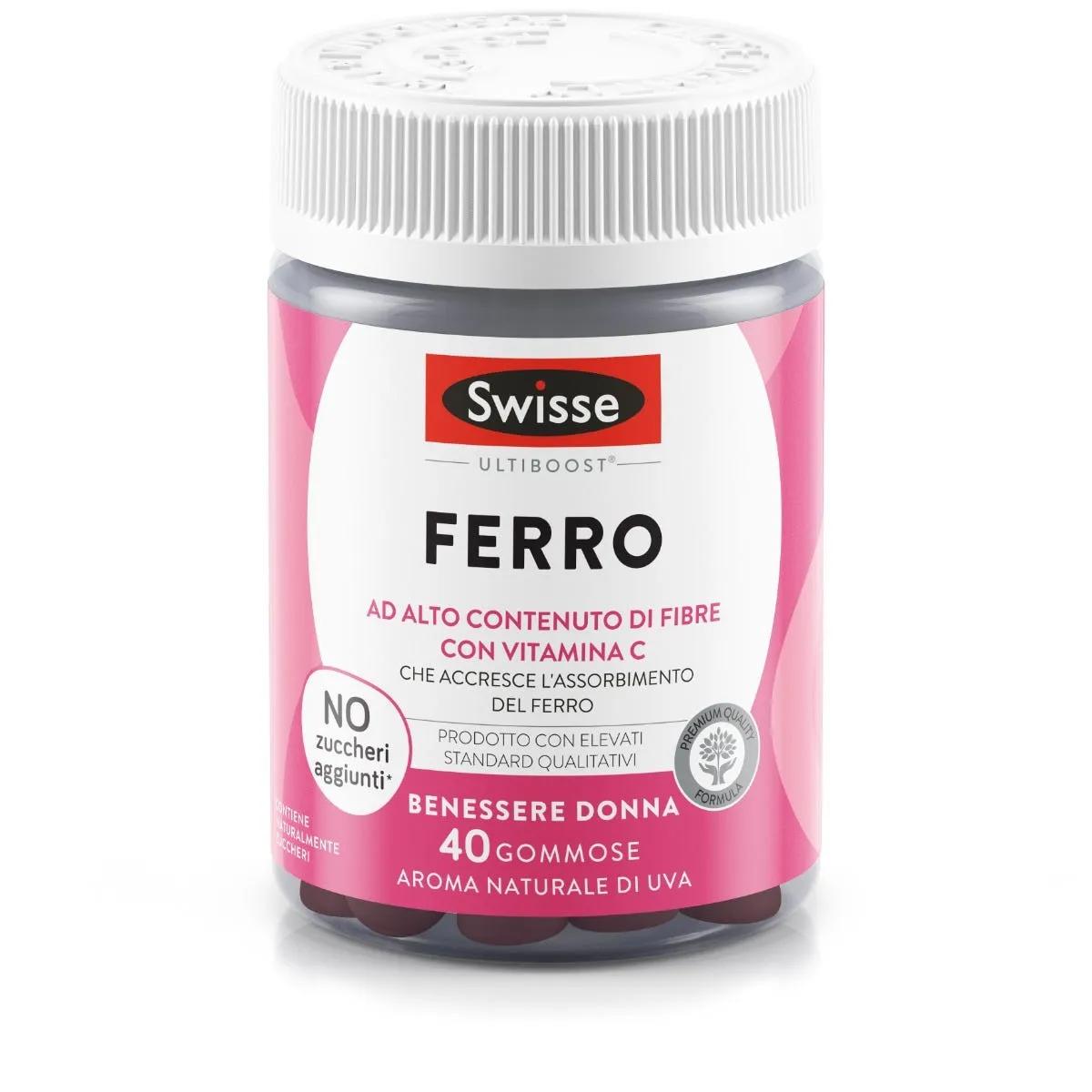 Swisse Ferro Integratore Ferro Con Vitamina C 40 Gommose