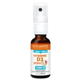 D.Plantes Vitamine D3 1000UI Originale Spray 20ml