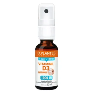 D.Plantes Vitamina D3 1000IU Spray originale 20ml