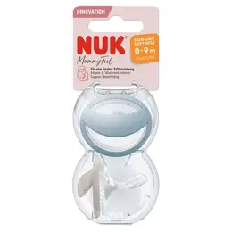 Nuk Mommyfeel Sucettes 0-6m Jean Lot de 2