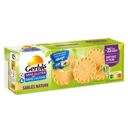 Gerblé Sans Gluten & Sans Lactose Sablés Nature 120g