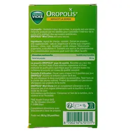 Oropolis Miel Citron sans Sucre 20 pastilles