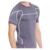 T-shirt da corsa a compressione Cellutex da uomo, grigia ed écru, taglia S/M