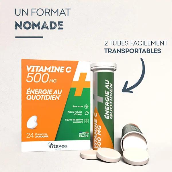 Nutrisanté vitamina C tabletas masticables de 500 mg 24