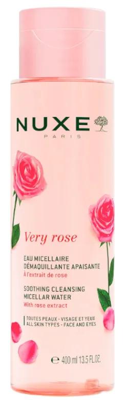 Nuxe Very Rose Eau Micellaire Apaisante 3-en-1 Toutes Peaux 400ml