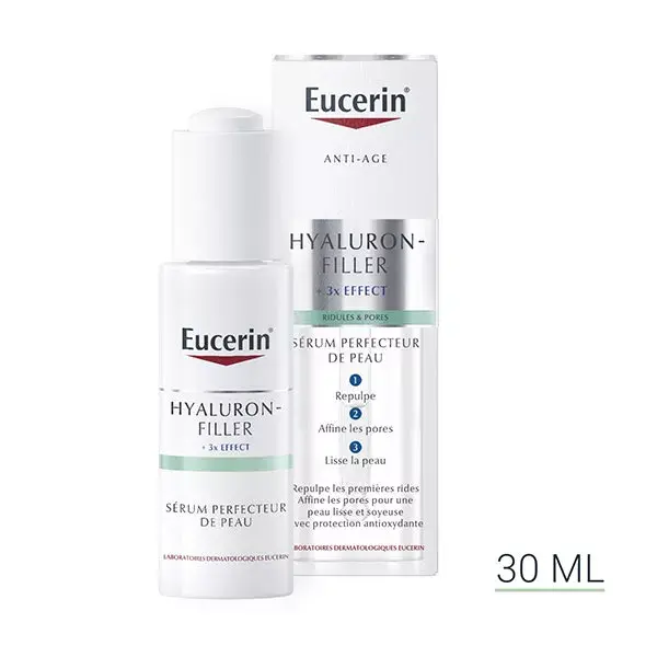 Eucerin Hyaluron-Filler +3x Effect Sérum Perfecteur de Peau Anti-Âge 30ml