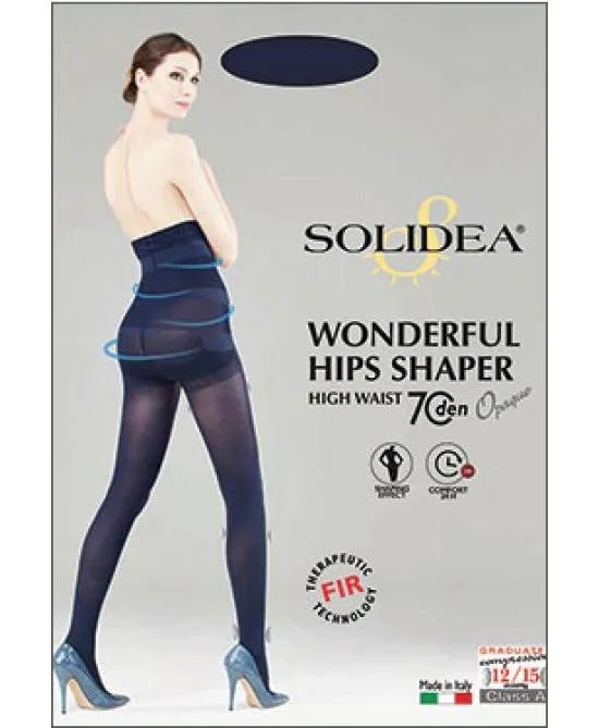 Solidea Wonderful Hips Shaper High Waist Opaque 70 DEN Collant Modellante Colore Nero Taglia 2 M