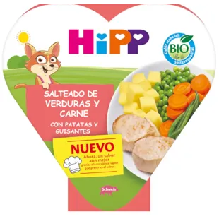HiPP Sautéed Vegetables, Meat, Potatoes and Peas +1 Year BIO 250 gr