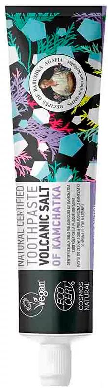 Green Agafia Whitening Antiplaque Zahnpasta Vulkansalz 85 gr