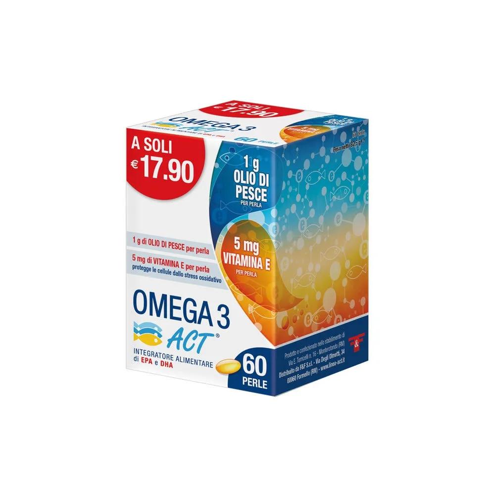 Omega 3 Act 1 Grammo Integratore 60 Perle