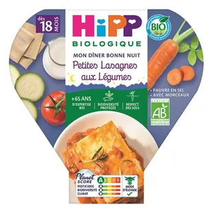 Hipp Mia Cena Bio Lasagnette Verdure +18m 260g