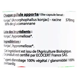 Vit'all+ Konjac 570mg Bio 100 gélules