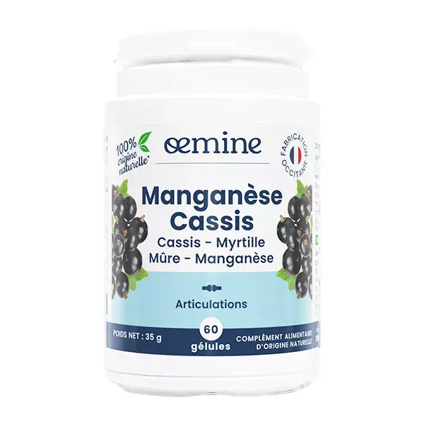 Oemine Manganese Blackcurrant 60 capsules