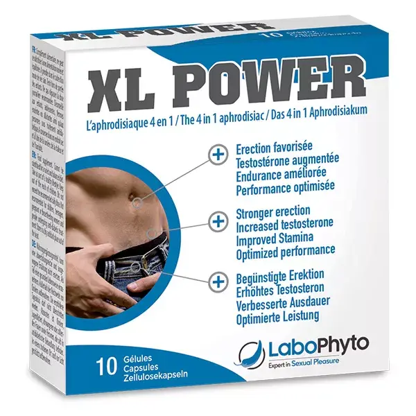 Labophyto XL POWER - stimulant sexuel rapide - 10 gélules