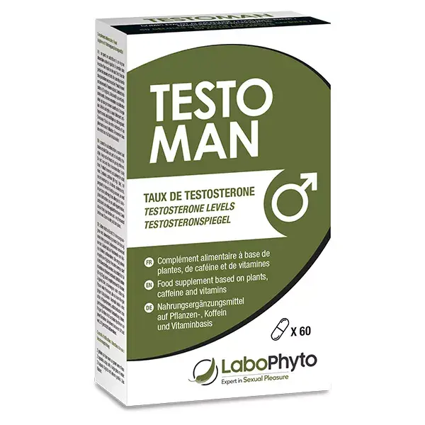 Labophyto TESTOMAN - cure testostérone - 60 gélules