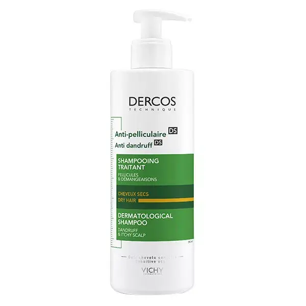 Vichy Dercos Anti-Dandruff DS Treatment Shampoo for Dry Hair 390ml