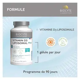 Biocyte Vitamine D3 Liposomal 90 gélules